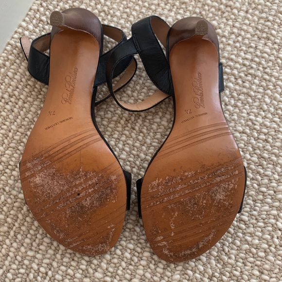 Navy Brooks Brothers Ankle Strap Sandals - Picture 5 of 8